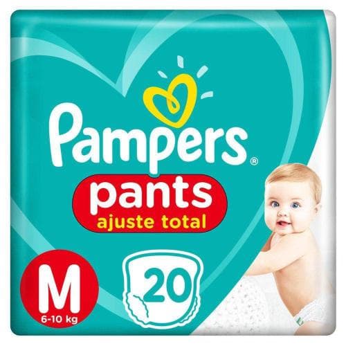 Fralda Pampers Pants Ajuste Total Tamanho - M c/20 Unidades