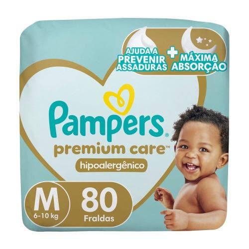 Fralda Pampers Premium Care M