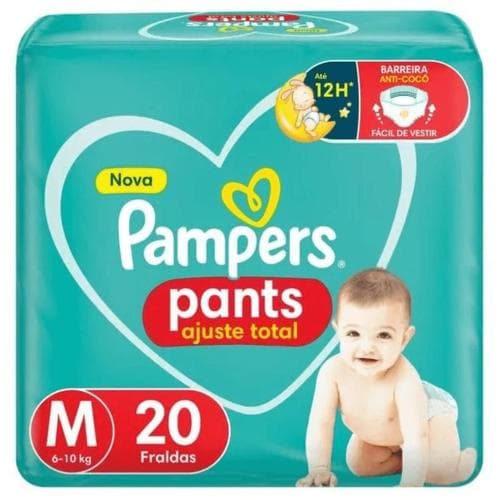 Fralda Pampers Pants M com 20 Unidades